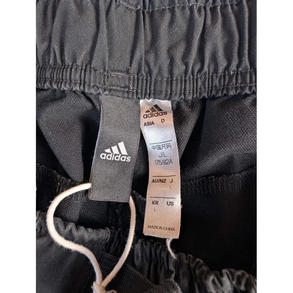 Adidas TH PNT Twill Sports Joggers Pants Black Belted Pants Men's S